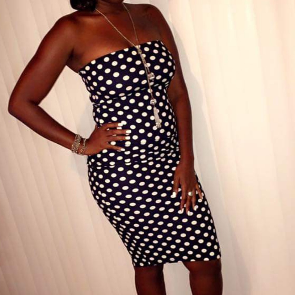 Sexy polka dot dress